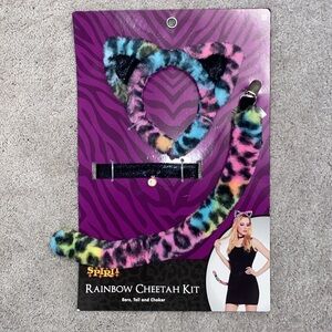 Spirit Halloween Rainbow Cheetah Kit